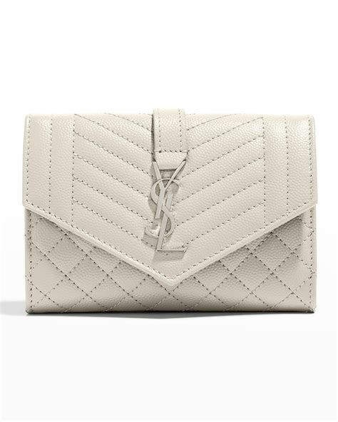 ysl grain de poudre wallet|SAINT LAURENT Grain De Poudre Matelasse .